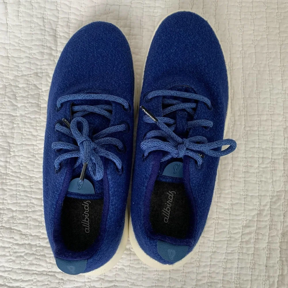 Mens Allbirds Shoes Wool Runners Blue Sams Club‎ size 9